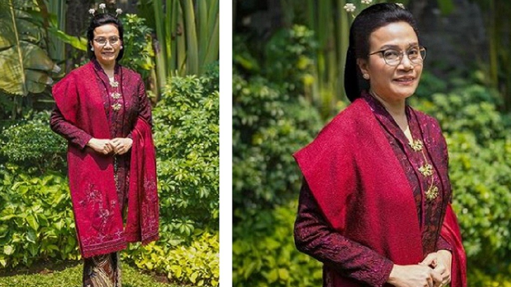 Potret Sri Mulyani Pakai Baju Adat Sunda di Upacara Kemerdekaan Tuai Pujian: Auranya Terpancar