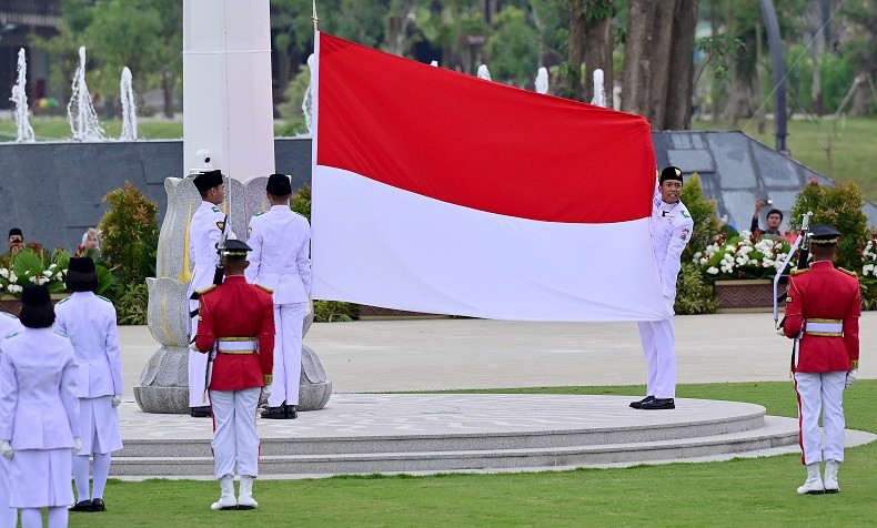 Cerita Paskibraka Asal SMA Negeri 4 Semarang Bangga Bisa Kibarkan Bendera di IKN 