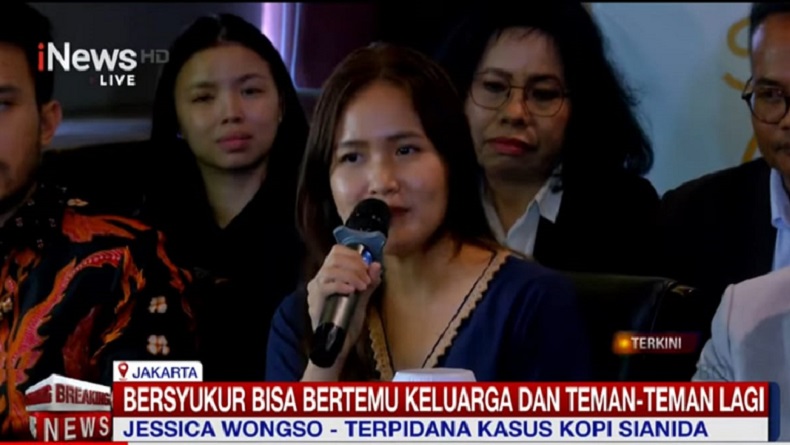 Kata-kata Jessica Wongso usai Bebas Bersyarat, Nomor 4 Tegaskan Tak Ada Dendam