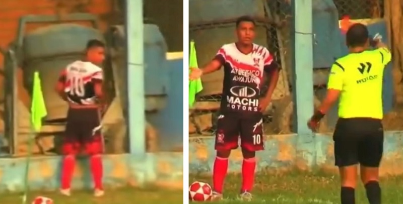 Kocak! Pemain Klub Peru Dikartu Merah karena Buang Air Kecil di Lapangan