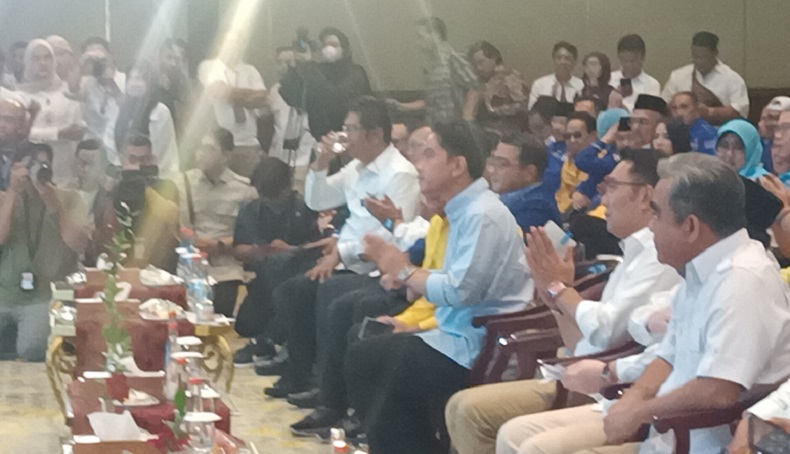 Gibran Hadiri Deklarasi Ridwan Kamil-Suswono Maju Pilgub Jakarta 2024