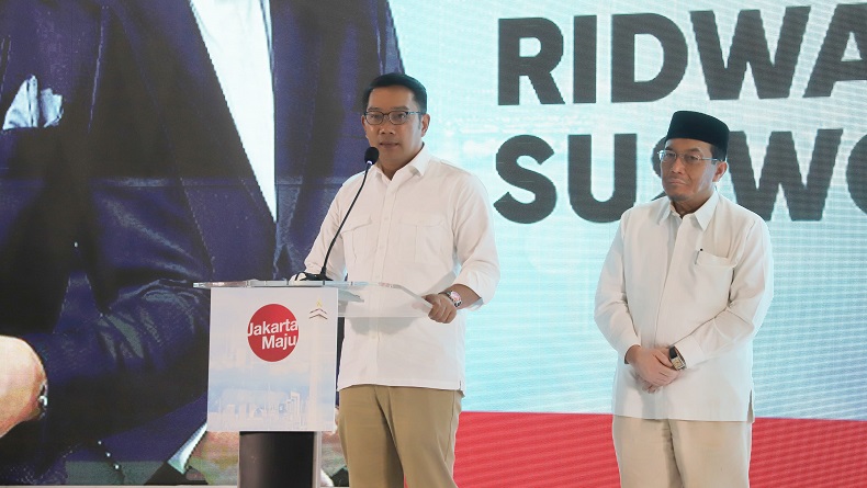Ridwan Kamil dan Suswono Didukung 12 Partai di Pilgub Jakarta, Ini Daftarnya