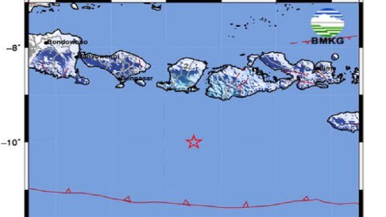 Gempa M5,2 Guncang Sumbawa Barat, Kedalaman 100 Kilometer