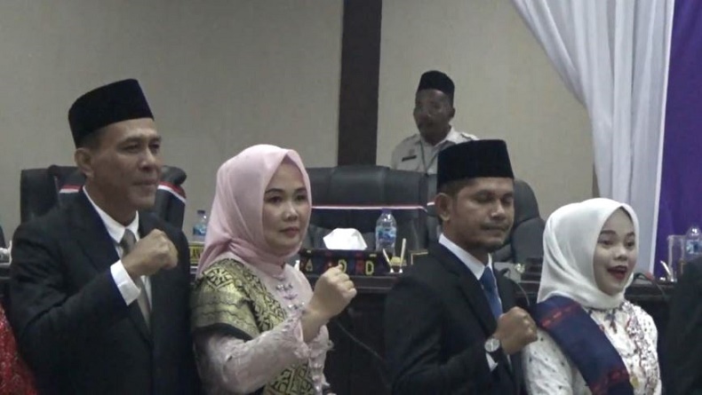 Gusman Efendi Siregar Kader Partai Perindo Dilantik Jadi Anggota DPRD Padanglawas Utara