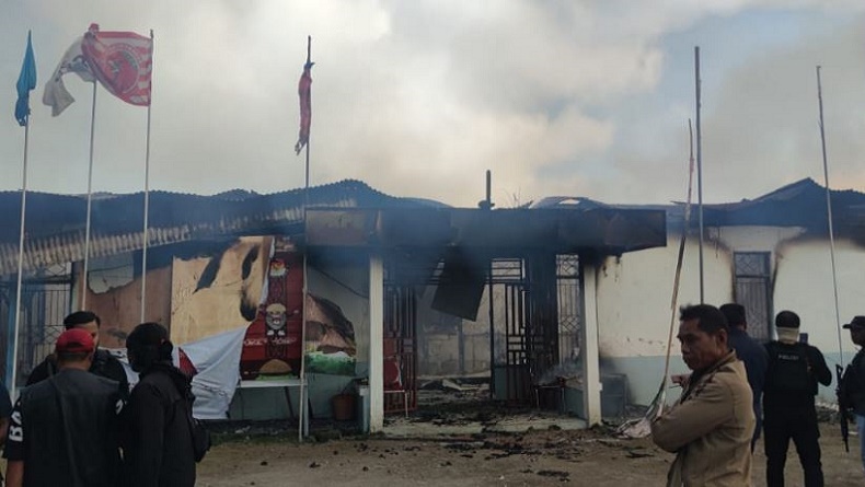 Kantor KPU Papua Pegunungan di Wamena Dibakar, 9 Orang Ditetapkan Tersangka