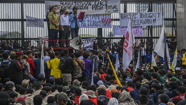 Mahasiswa Turun ke Jalan bareng Buruh Hari Ini, Serukan Kawal Putusan MK soal Pilkada