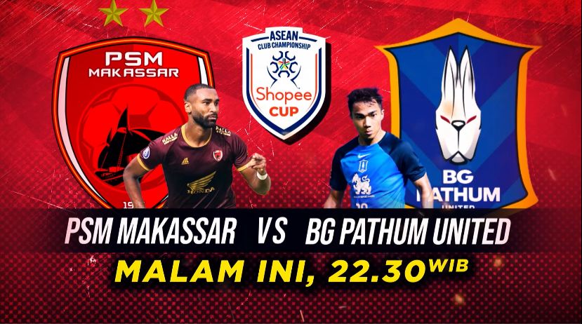 PSM Vs BG Pathum United ASEAN Club Championship, Saksikan Malam Ini di iNews
