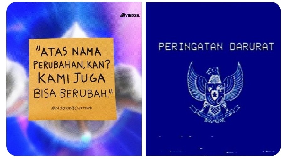 Peringatan Darurat Garuda Biru Viral di Media Sosial, Akun Vindes Ikut Bersuara: Berubah atau Berulah?