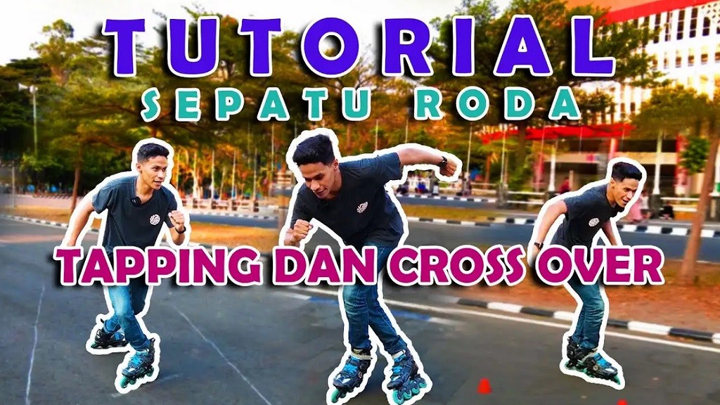 Cara Melatih Teknik Tapping dan Cross Over di Sepatu Roda, Tutorial dari Syarif Yosee