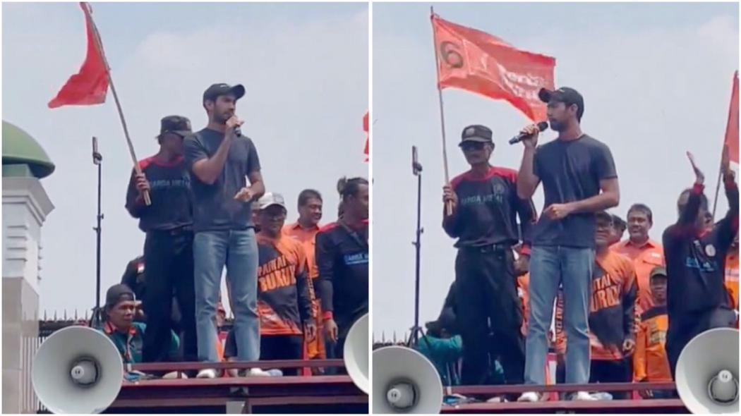 Alasan Reza Rahadian Ikut Aksi di Depan Gedung DPR: Saya Tidak Bisa Tidur Tenang di Rumah!