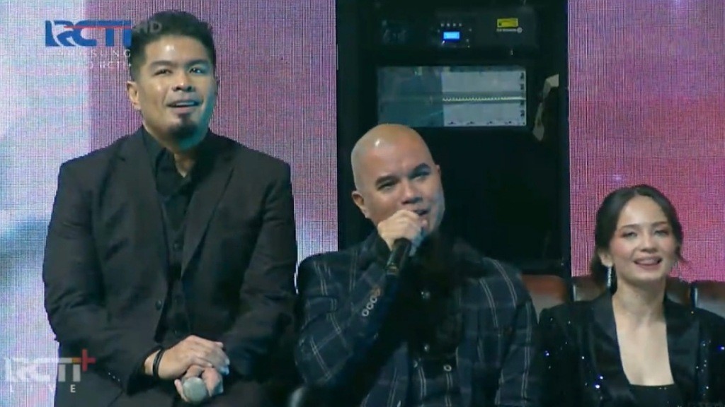 Momen Kocak Ahmad Dhani Cari Vokalis Baru TRIAD di Selebrasi Spektakuler RCTI 35