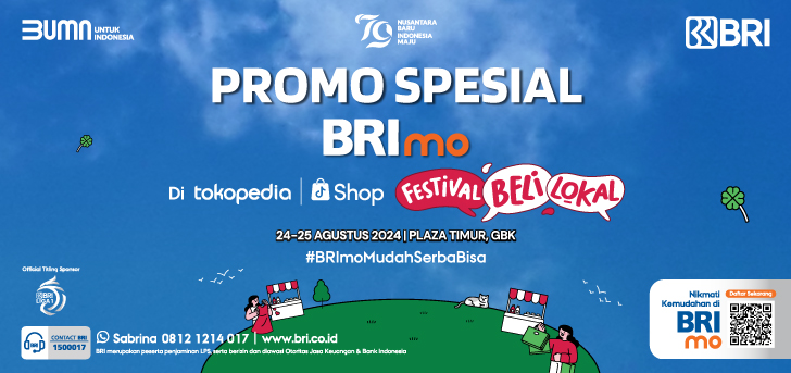 BRI Ajak Pengguna Belanja di Festival Beli Lokal 2024, Diskon hingga 30 Persen!