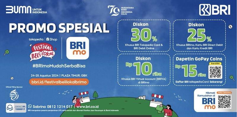 Hadir Lagi, Yuk Serbu Festival Beli Lokal 2024 Pakai Promo BRI!