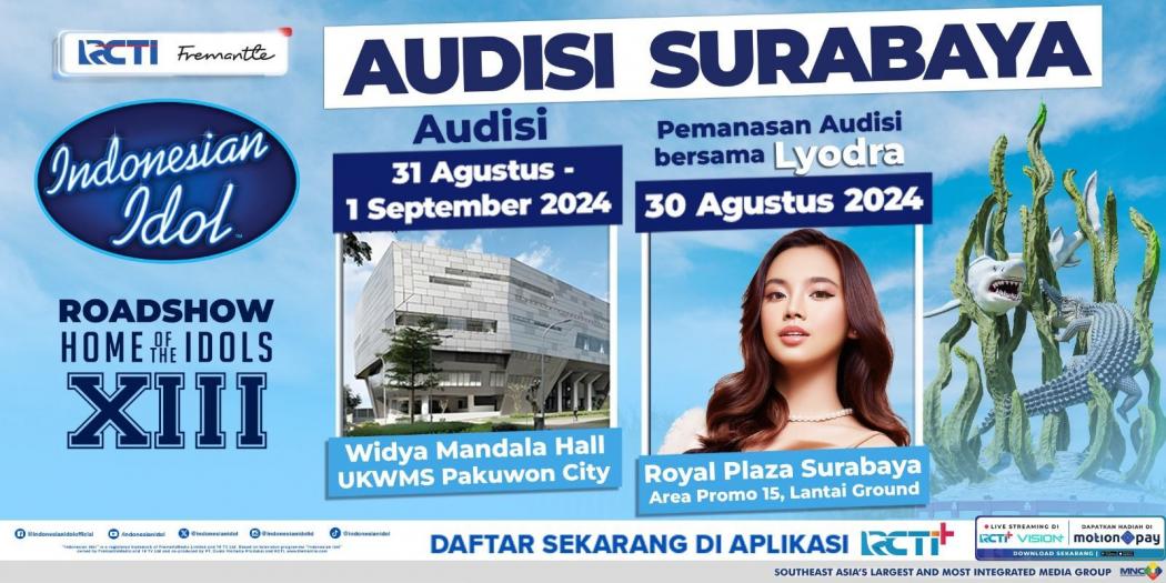 Audisi Indonesian Idol XIII 2024 Hadir di Surabaya: Pemanasan Semakin Seru!