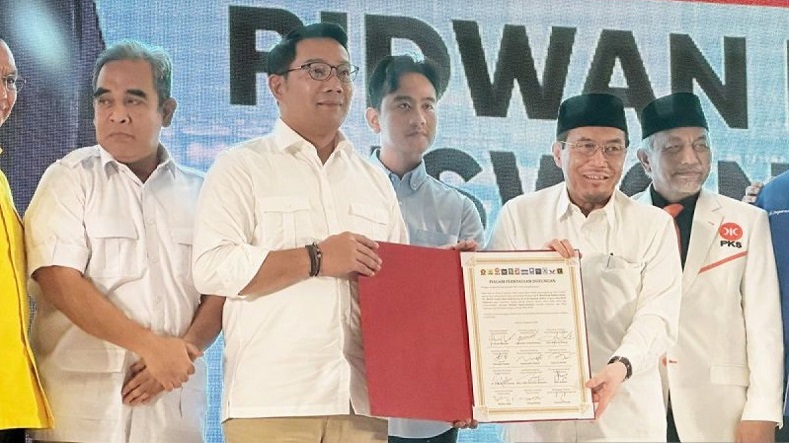 KIM Plus Rapat Bahas Pendaftaran Ridwan Kamil-Suswono di Pilgub Jakarta