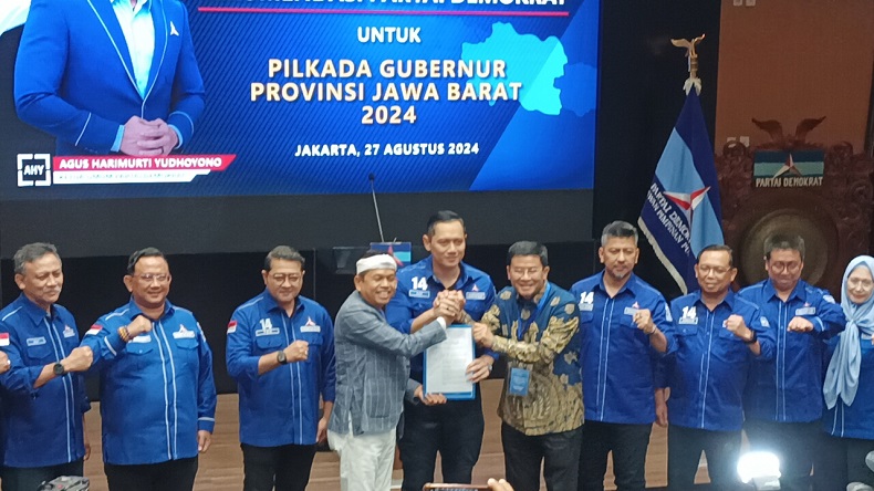 Dedi Mulyadi-Erwan Setiawan Terima Surat Dukungan Demokrat di Pilgub Jabar 2024