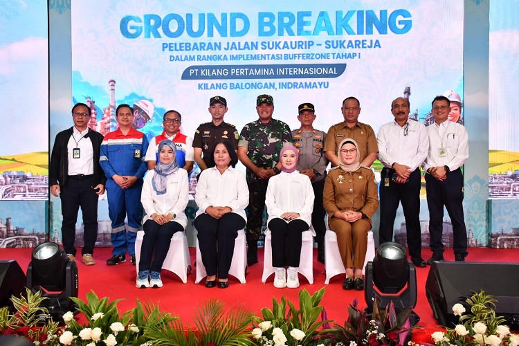 Tingkatkan Keamanan, Pertamina Lakukan Groundbreaking Buffer Zone Kilang Balongan