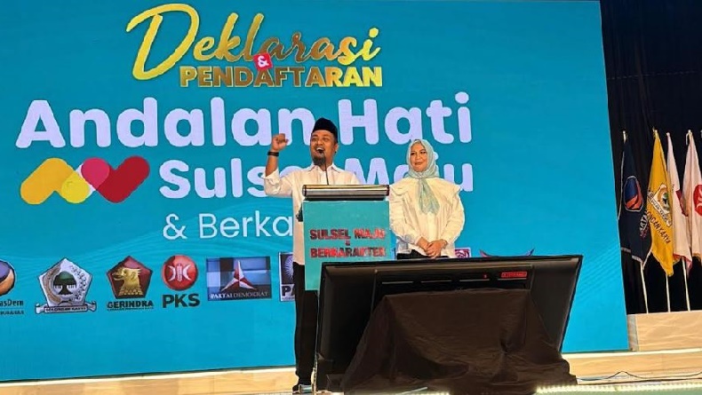 Andi Sudirman-Fatmawati Didukung Partai Perindo Daftar ke KPU, Maju Pilgub Sulsel