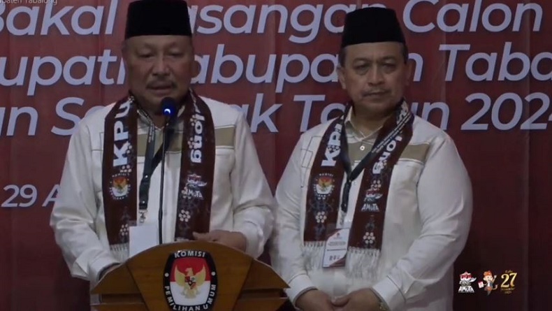 Berkas Dinyatakan Lengkap oleh KPU Tabalong, Sani-Usman: Kami Resmi Pasangan Calon Pilkada