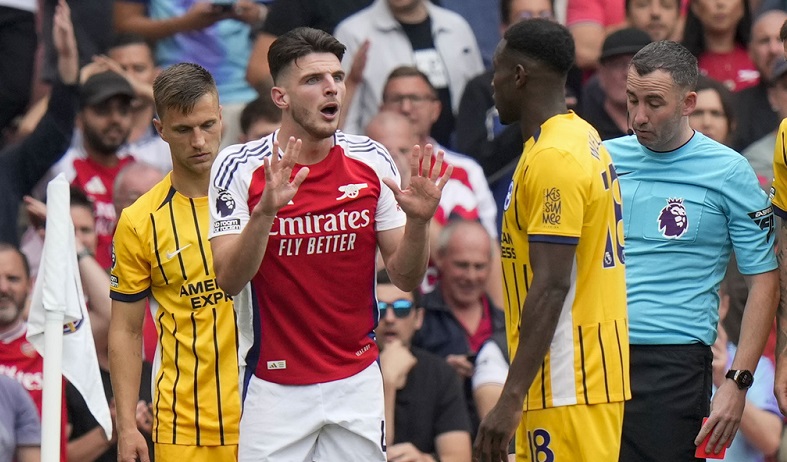 Hasil Arsenal Vs Brighton: 10 Pemain The Gunners Ditahan Imbang