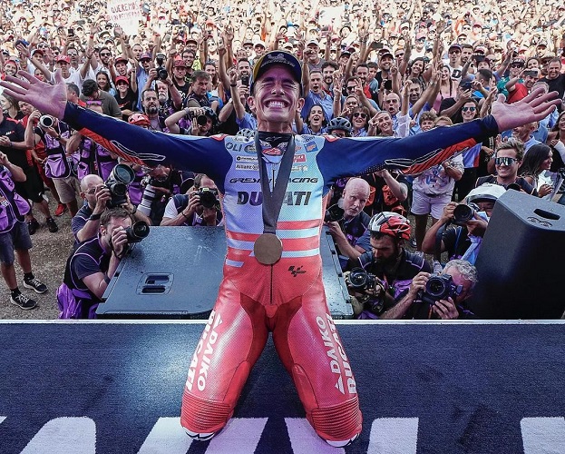 Curahan Hati Marc Marquez usai Menangi Sprint Race MotoGP Aragon 2024: Sulit untuk Tersenyum!