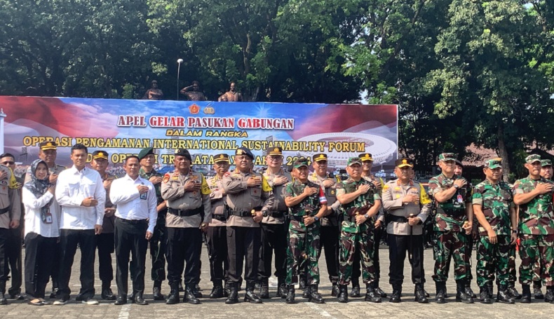 TNI-Polri Kerahkan 9.030 Pasukan Lebih Kawal Kedatangan Paus Fransiskus dan ISF 2024