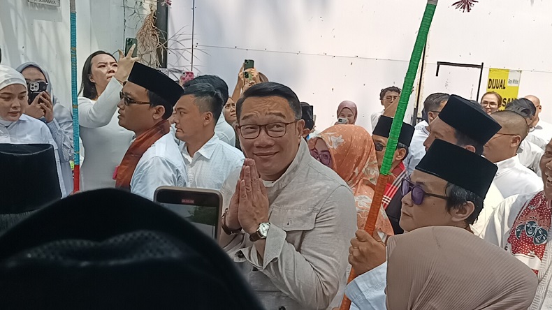 RK Kunjungi Markas TKN Fanta di Jakpus, Disambut Palang Pintu Betawi