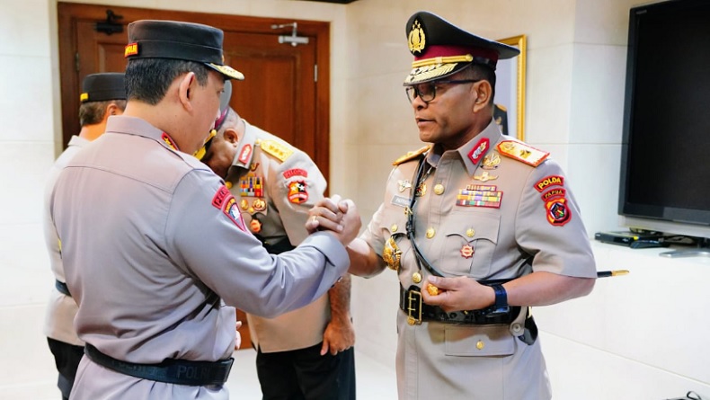 Brigjen Patrige Renwarin Dilantik Jadi Kapolda Papua Gantikan Komjen Mathius Fakhiri