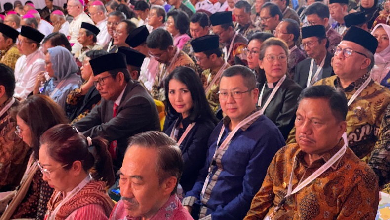 HT dan Liliana Tanoesoedibjo Ikuti Deklarasi Istiqlal bersama Paus Fransiskus dan Tokoh Agama