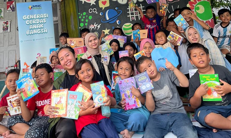 Pengurus Taman Baca Situ Rompong Apresiasi Bantuan MNC Peduli, Tingkatkan Literasi Warga