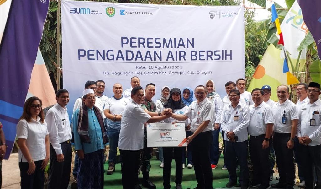 Krakatau Jasa Logistik Bangun Klinik Saung di Pedalaman Badui