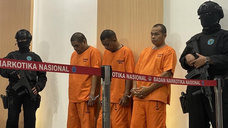 BNN Ungkap Peredaran Sabu 15 Kg dan 10.000 Ekstasi, 3 Pengedar Terancam Hukuman Mati