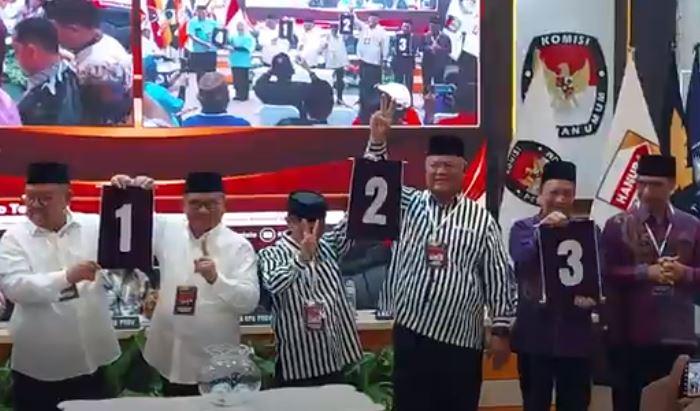 Pilgub Gorontalo 2024, Cagub-Cawagub Dukungan Perindo Nelson-Kris Dapat Nomor Urut 2