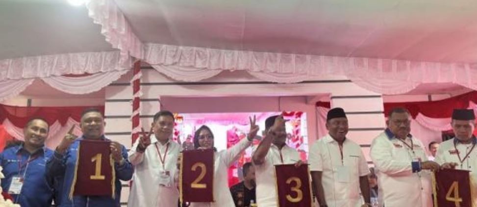 Pilwalkot Ambon 2024, Jantje-Syarif yang Didukung Perindo Dapat Nomor Urut 4