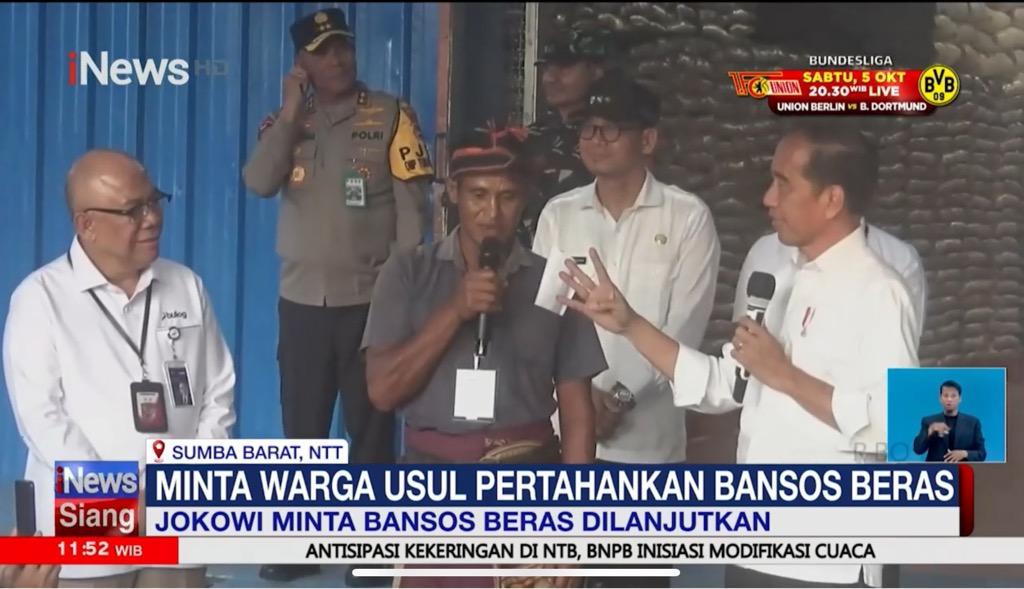 Jokowi Mau Bisik-bisik ke Prabowo, Minta Program Bantuan Beras Dilanjutkan