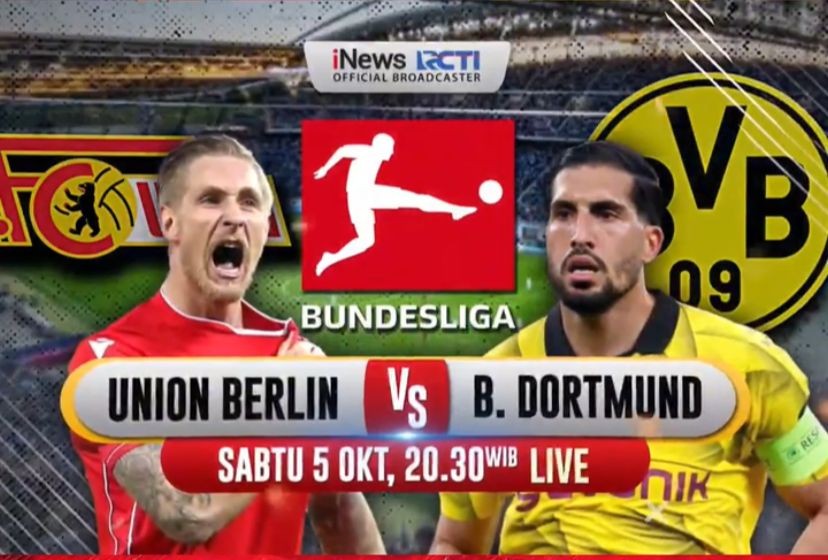 Dortmund Siap Bungkam Union Berlin di Bundesliga, Saksikan Pertandingannya Besok Pukul 20.30 WIB Live di iNews