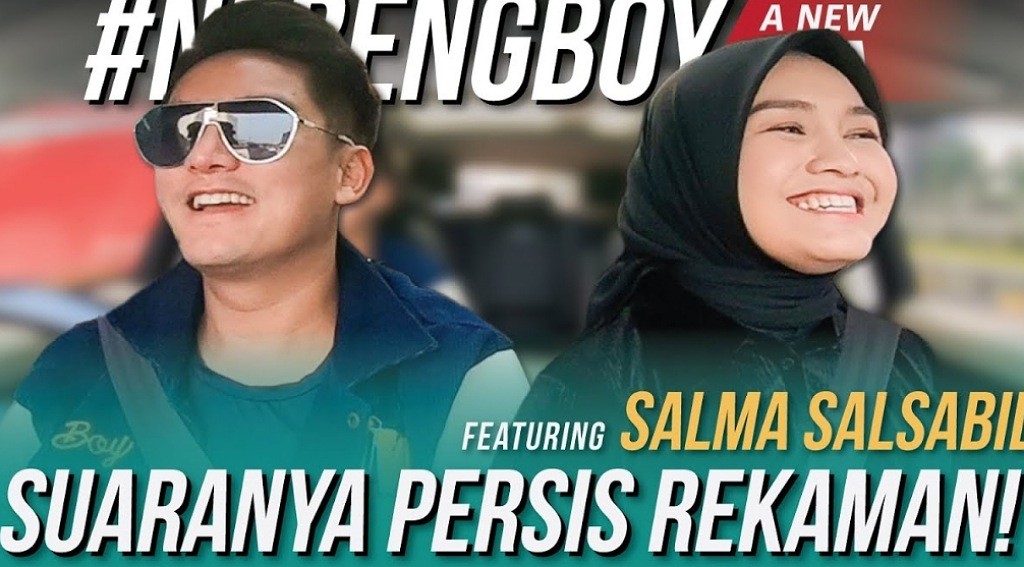 Salma Salsabil Tertawa Lepas di Nebeng Boy, ketika Bernyanyi dari Jendela Mobil