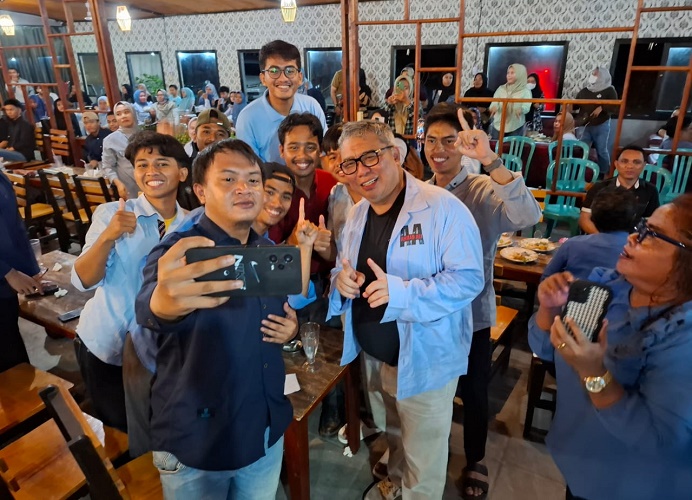 Cagub Ahmad Ali Ajak Kopdar Milenial dan Gen Z, Tawarkan Solusi Lapangan Kerja