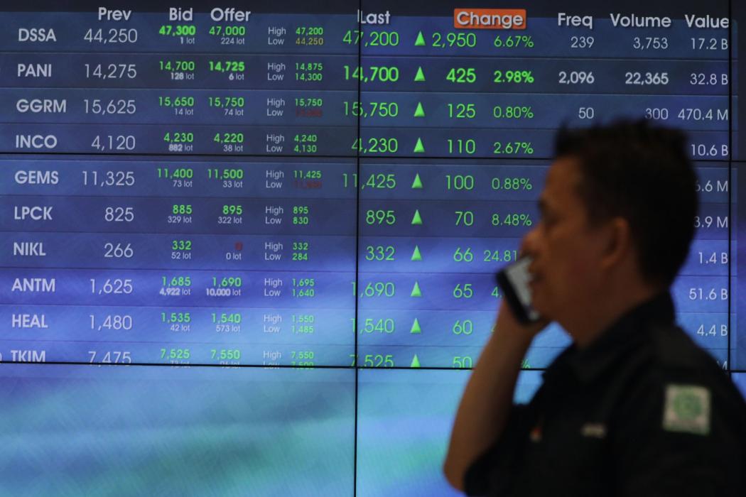 10 Saham Top Gainers Sepekan, Ada yang Naik 65,57 Persen
