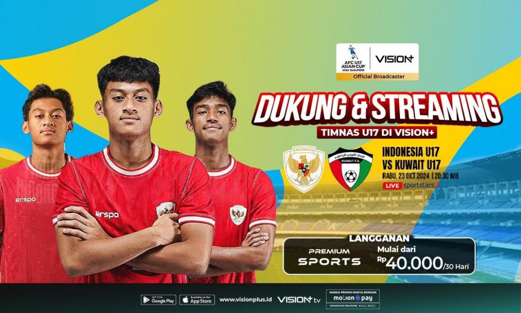 Timnas Indonesia U-17 Siap Hadapi Kuwait, Ini Link Live Streamingnya
