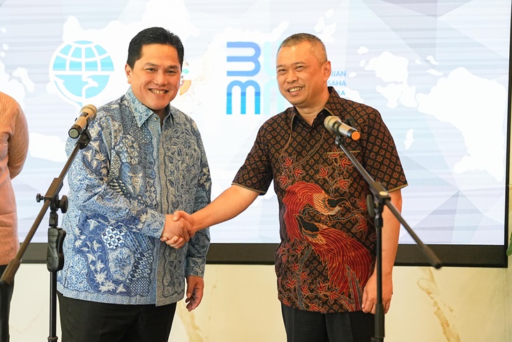 Menteri BUMN dan Menhub Koordinasi Turunkan Biaya Logistik di Sektor Transportasi