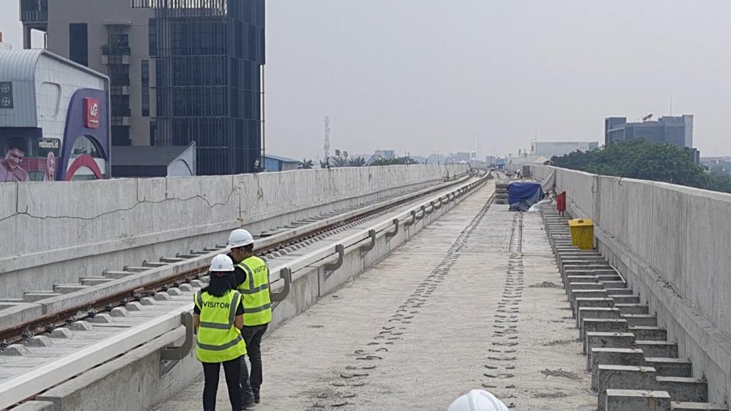 Proyek LRT Jakarta Fase 1B Tembus 54,13 Persen, Ditargetkan Beroperasi 2026