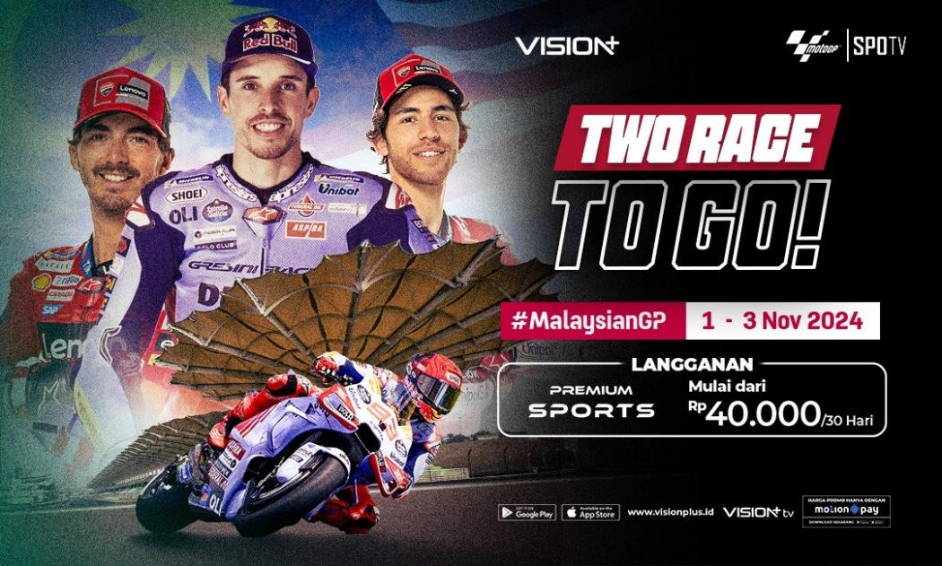Jadwal dan Link Streaming MotoGP Malaysia 2024 Sabtu dan Minggu Ini