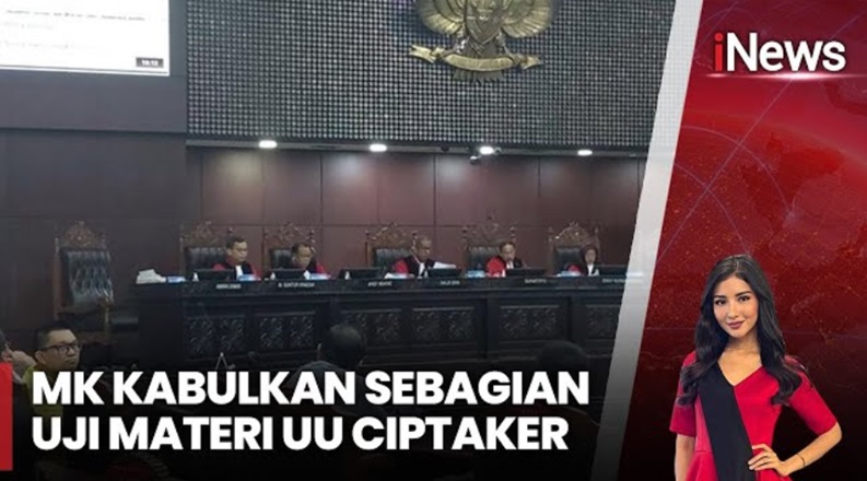 MK Kabulkan Sebagian Uji Materi Cipta Kerja, Ribuan Buruh Sujud Syukur