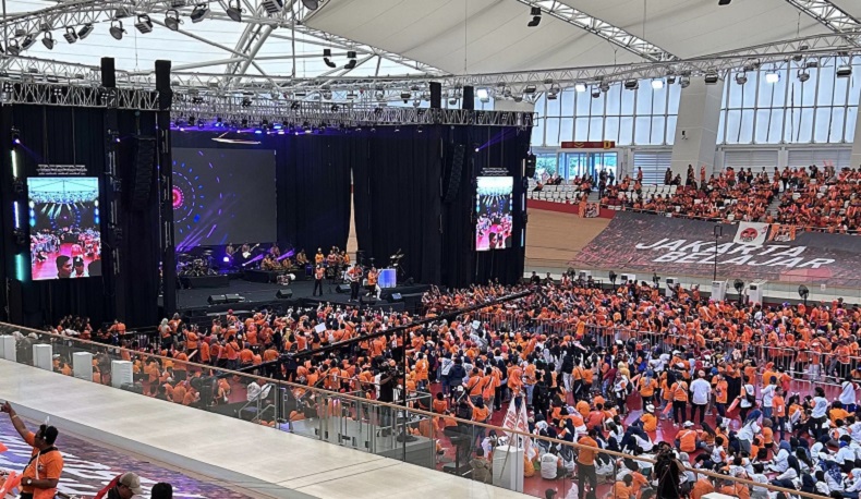 Pramono Senang Kampanye Akbar di Velodrome Jaktim Ramai: Tidak Ada Mobilisasi