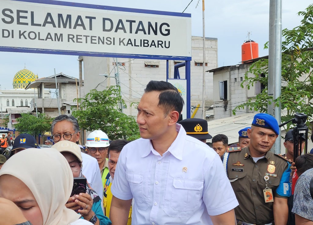 AHY: Setiap Tahun Penurunan Muka Tanah Jakarta Utara Turun hingga 10 Cm