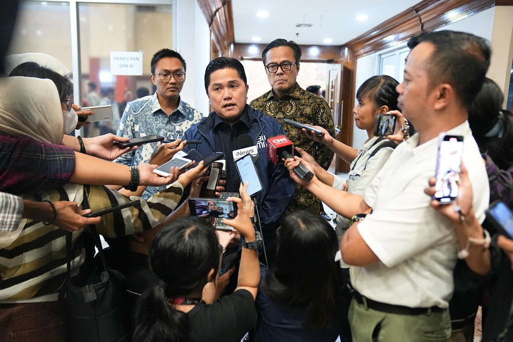 Bahas RUU BUMN di DPR, Erick Thohir Singgung Pembentukan Danantara