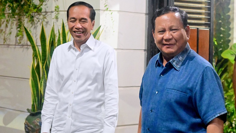 Dikunjungi Prabowo, Jokowi: Semoga Diberi Kelancaran Bangun Indonesia