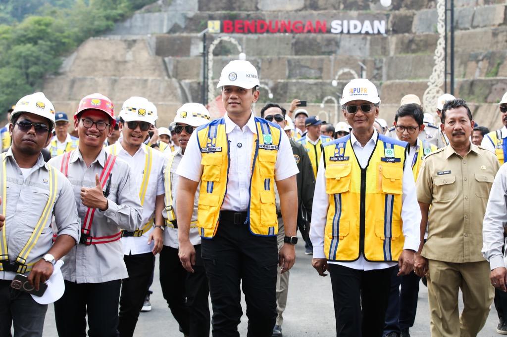 AHY Cek Pembangunan Bendungan Sidan Senilai Rp1,59 Triliun, Sebut Rampung November