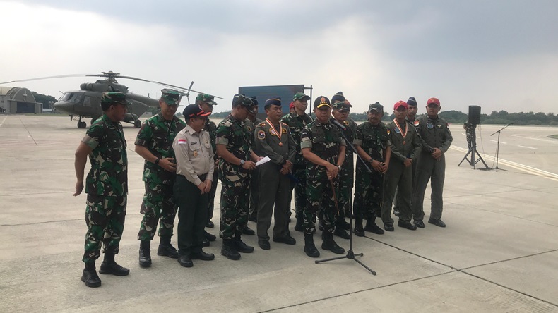 24 Prajurit TNI Pulang ke RI usai Misi Kemanusiaan di Filipina, Diganjar Penghargaan